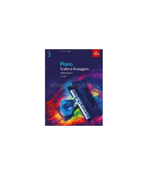 Piano Scales & Arpeggios, ABRSM Grade 3 MedMusic Malta